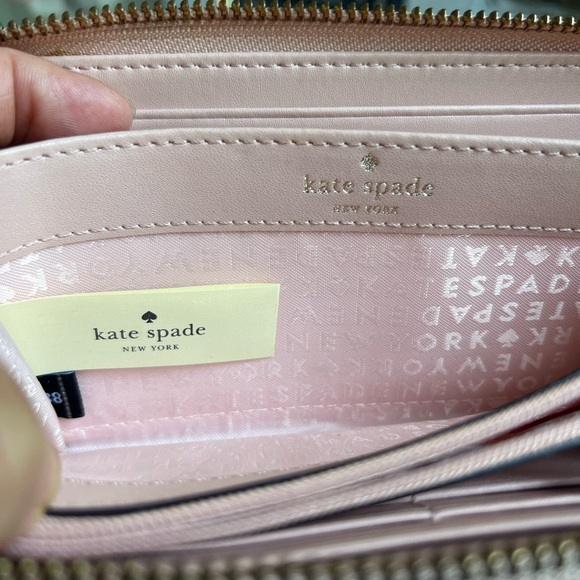 Kate Spade Pink Pebbled Leather Wallet - Picture 6 of 12